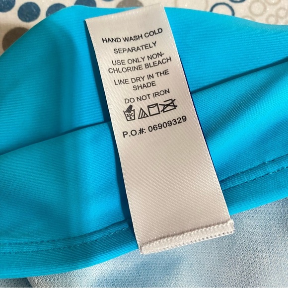 Swimsuits for All Cyan Mid Wash Waist Swim Brief Bikini Bottoms - Picture 5 of 8